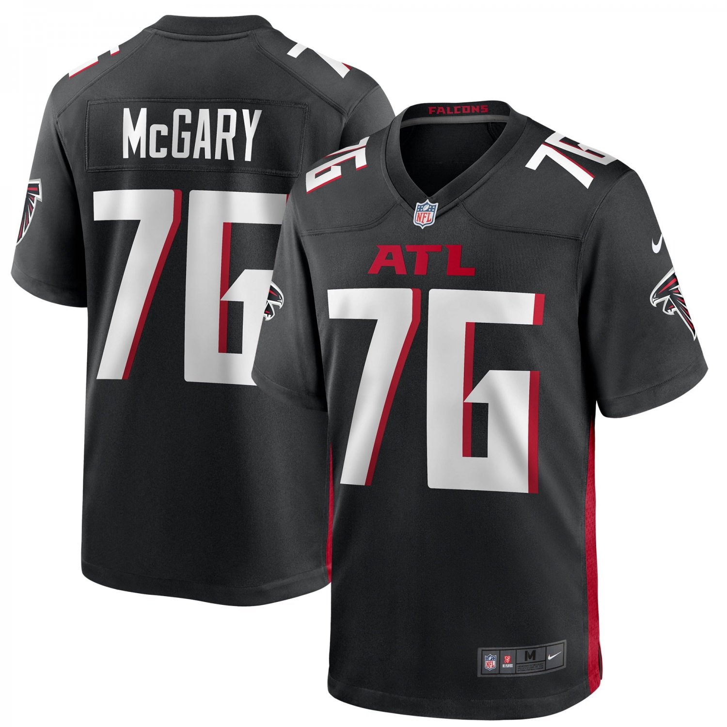 Men's Kaleb McGary Black Atlanta Falcons Game Jersey