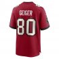 Men's Kaylon Geiger Red Tampa Bay Buccaneers Game Player Jersey