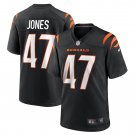 Men's Keandre Jones Black Cincinnati Bengals Game Jersey