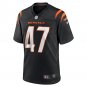Men's Keandre Jones Black Cincinnati Bengals Game Jersey