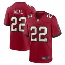 Men's Keanu Neal Red Tampa Bay Buccaneers Game Player Jersey