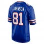 Men's KeeSean Johnson Royal Buffalo Bills Game Player Jersey