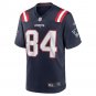 Men's Kendrick Bourne Navy New England Patriots Game Jersey