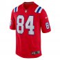 Men's Kendrick Bourne Red New England Patriots Game Jersey