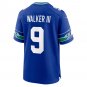 Men's Kenneth Walker III Royal Seattle Seahawks Throwback Player Game Jersey