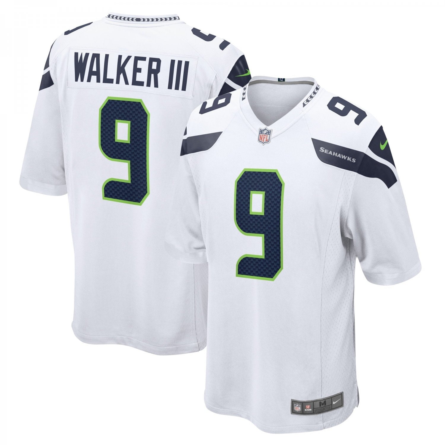 Men's Kenneth Walker III White Seattle Seahawks Away Game Player Jersey