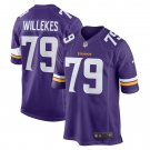 Men's Kenny Willekes Purple Minnesota Vikings Game Jersey