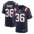 Men's Kevin Harris Navy New England Patriots Game Player Jersey