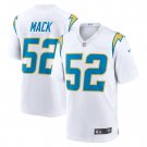 Men's Khalil Mack White Los Angeles Chargers Game Jersey