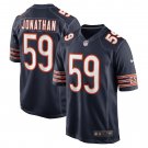 Men's Kingsley Jonathan Navy Chicago Bears Game Player Jersey