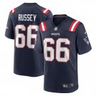 Men's Kody Russey Navy New England Patriots Game Player Jersey