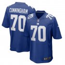 Men's Korey Cunningham Royal New York Giants Home Game Player Jersey