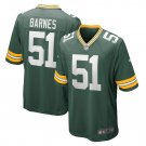 Men's Krys Barnes Green Green Bay Packers Game Player Jersey