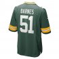 Men's Krys Barnes Green Green Bay Packers Game Player Jersey