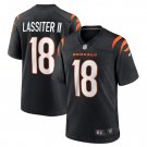 Men's Kwamie Lassiter II Black Cincinnati Bengals Game Player Jersey