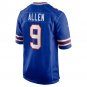 Men's Kyle Allen Royal Buffalo Bills Game Player Jersey