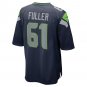 Men's Kyle Fuller College Navy Seattle Seahawks Game Jersey