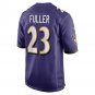 Men's Kyle Fuller Purple Baltimore Ravens Game Player Jersey