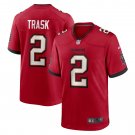 Men's Kyle Trask Red Tampa Bay Buccaneers Game Player Jersey
