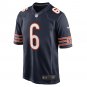 Men's Kyler Gordon Navy Chicago Bears Game Player Jersey