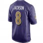 Men's Lamar Jackson Purple Baltimore Ravens Alternate Game Jersey