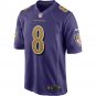 Men's Lamar Jackson Purple Baltimore Ravens Alternate Game Jersey