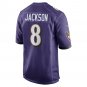 Men's Lamar Jackson Purple Baltimore Ravens Game Jersey