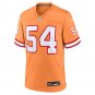 Men's Lavonte David Orange Tampa Bay Buccaneers Throwback Game Jersey