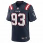 Men's Lawrence Guy Navy New England Patriots Game Jersey