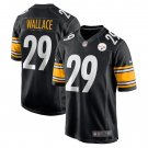 Men's Levi Wallace Black Pittsburgh Steelers Game Player Jersey