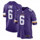 Men's Lewis Cine Purple Minnesota Vikings Game Player Jersey