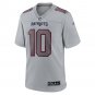 Men's Mac Jones Gray New England Patriots Atmosphere Fashion Game Jersey