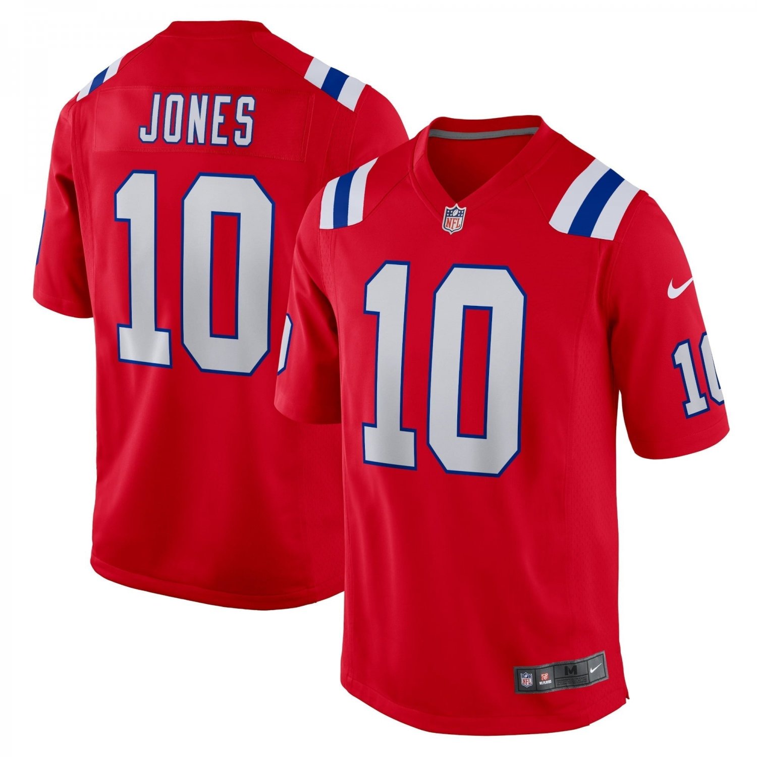 Men's Mac Jones Red New England Patriots Alternate Game Jersey