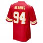 Men's Malik Herring Red Kansas City Chiefs Team Game Player Jersey