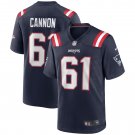 Men's Marcus Cannon Navy New England Patriots Game Jersey
