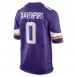 Men's Marcus Davenport Purple Minnesota Vikings Team Game Jersey