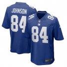 Men's Marcus Johnson Royal New York Giants Home Game Player Jersey