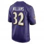 Men's Marcus Williams Purple Baltimore Ravens Game Jersey