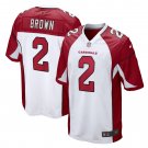 Men's Marquise Brown White Arizona Cardinals Game Player Jersey