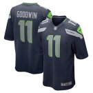 Men's Marquise Goodwin College Navy Seattle Seahawks Home Game Player Jersey