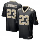 Men's Marshon Lattimore Black New Orleans Saints Game Jersey