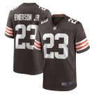 Men's Martin Emerson Jr. Brown Cleveland Browns Game Player Jersey