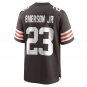 Men's Martin Emerson Jr. Brown Cleveland Browns Game Player Jersey