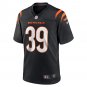 Men's Marvell Tell III Black Cincinnati Bengals Game Player Jersey