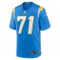 Men's Matt Feiler Powder Blue Los Angeles Chargers Game Player Jersey