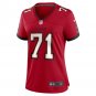 Men's Matt Feiler Red Tampa Bay Buccaneers Game Player Jersey