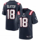Men's Matthew Slater Navy New England Patriots Game Jersey