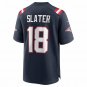 Men's Matthew Slater Navy New England Patriots Game Jersey