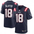 Men's Matthew Slater Navy New England Patriots Game Player Jersey