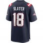 Men's Matthew Slater Navy New England Patriots Game Player Jersey